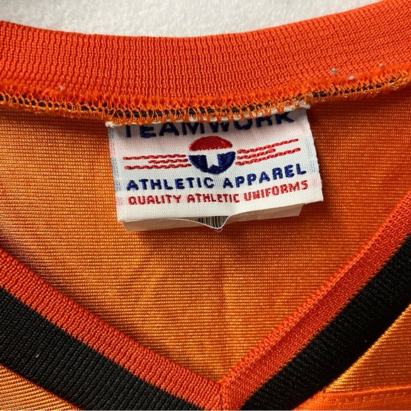 JAGUARS FOOTBALL Men’s XL. Game day Practice Football Jersey Orange Black - Picture 4 of 5